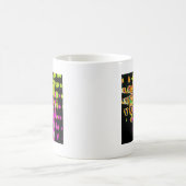 Mug Poster d'art Abstrait Neon Glitch Imprimer (Centre)
