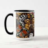 Mug Poster de animal. Ailes papillons. (Gauche)