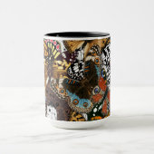 Mug Poster de animal. Ailes papillons. (Centre)
