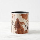 Mug Poster de animal blanc Brown (Centre)