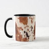 Mug Poster de animal blanc Brown (Gauche)
