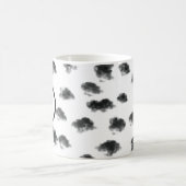 Mug poster de animal dalmate noir et blanc points (Centre)