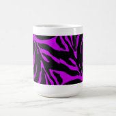 Mug Poster de animal de bande violet Zebra (Centre)