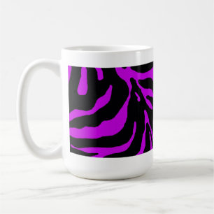 Mug Poster de animal de bande violet Zebra