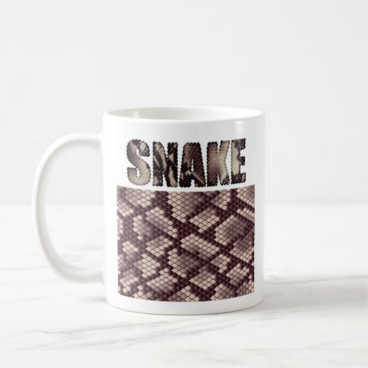 Mug Poster de animal de serpent Fuzzy Express® (Gauche)