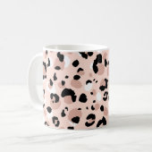 Mug Poster de animal Léopard Abstrait moderne (Devant gauche)