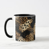 Mug Poster de animal Leopard Black Gold Cream (Gauche)