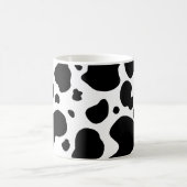 Mug Poster de animal noir et blanc de motif de taches (Centre)