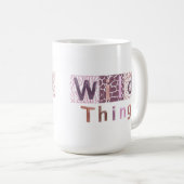 Mug Poster de animal Safari - Wild Thing (Devant droit)