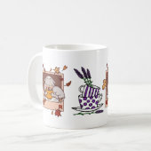 Mug Poster de boisson au café Lavender Cat - Feline de (Devant gauche)
