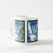 Mug Poster de Burney Falls, CA (Devant gauche)