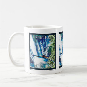 Mug Poster de Burney Falls, CA
