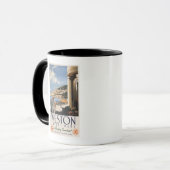 Mug Poster de la compagnie de chemin de fer Couple Sur (Devant gauche)