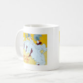 Mug Poster de la fille dansante Jaune Toulouse Lautrec (Devant gauche)