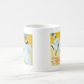 Mug Poster de la fille dansante Jaune Toulouse Lautrec (Centre)