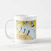 Mug Poster de la fille dansante Jaune Toulouse Lautrec (Gauche)