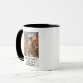 Mug Poster de la scène de marché (Devant gauche)