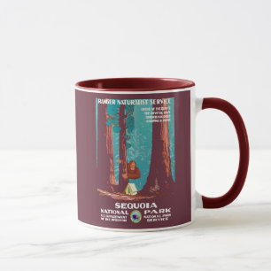 Mug Poster de l'affiche du parc national de la Sequoia