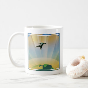 Mug Poster De L'Espace Rétro-La Gravité D'Une Super Te