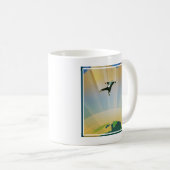 Mug Poster De L'Espace Rétro-La Gravité D'Une Super Te (Devant droit)