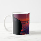 Mug Poster de l'espace rétro - Les spectateurs observe (Gauche)