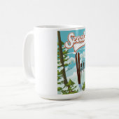 Mug Poster de Séoul Corée du Sud (Devant gauche)