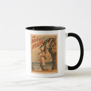 Mug Poster de théâtre sur la guerre de richesse