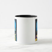Mug Poster de voyage Riviera Ouest (Centre)