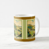 Mug Poster de voyage Yorkshire Dales (Devant droit)
