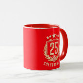 Mug Poster du Championnat de Galatasaray 2025 (Devant droit)