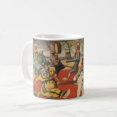Mug Poster Du Cirque Montrant L'Amusant Antique Des Cl (Devant gauche)
