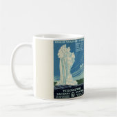 Mug Poster du parc vintage Yellowstone (Gauche)