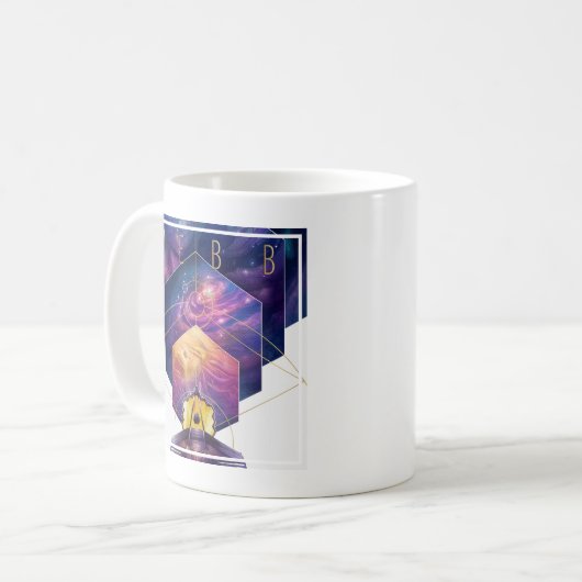 Mug Poster du télescope spatial James Webb. (Devant gauche)
