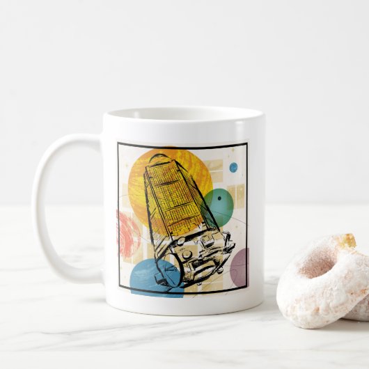Mug Poster du télescope spatial Kepler. (Avec donut)