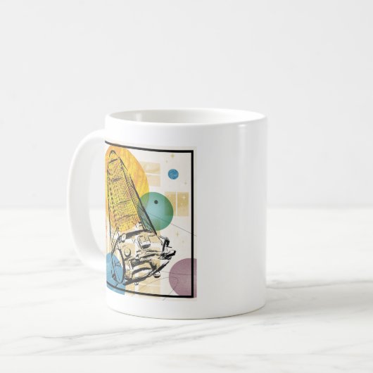 Mug Poster du télescope spatial Kepler. (Devant gauche)