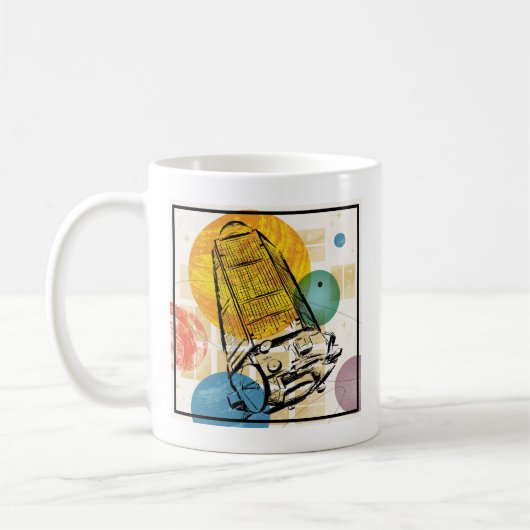 Mug Poster du télescope spatial Kepler. (Gauche)