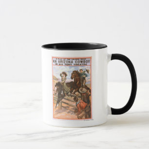 Mug Poster d'un cowboy de l'Arizona dans Big Tent Thea