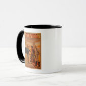 Mug Poster d'un Cowboy Western de l'Arizona (Devant gauche)