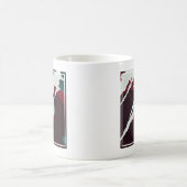 Mug Poster Espace Rétro Mission Cassini À Saturne (Centre)