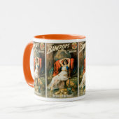 Mug Poster magique vintage, Magicien Frederick Bancrof (Devant gauche)