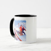 Mug Poster promotionnel du chemin de fer PLM (Devant gauche)