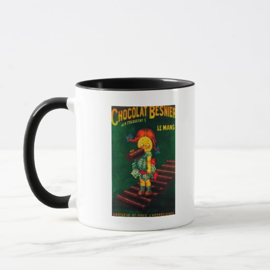 Mug Poster promotionnel du chocolat Besnier (Gauche)