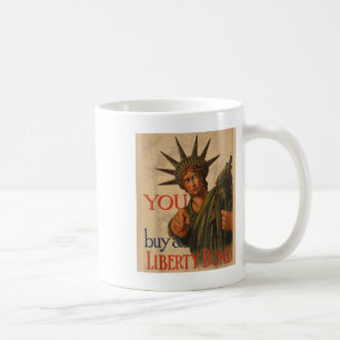 Mug Poster Propagande Ww1 vintage Liberty Bond Usa Wor