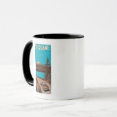 Mug Poster publicitaire Spokane #2Spokane, WA (Devant gauche)