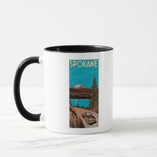 Mug Poster publicitaire Spokane #2Spokane, WA
