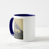 Mug Poster publicitaire vintage Mercedes Benz (Devant gauche)
