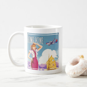 Mug Poster publicitaire vintage Northwest Airlines