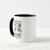 Mug Poster Recherché déambulé et extrêmement dangereux (Devant gauche)