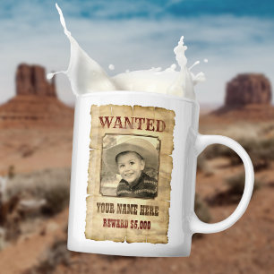 Mug Poster Recherché Vintage Wild West Modèle photo
