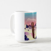 Mug poster Ski vintage (Devant gauche)